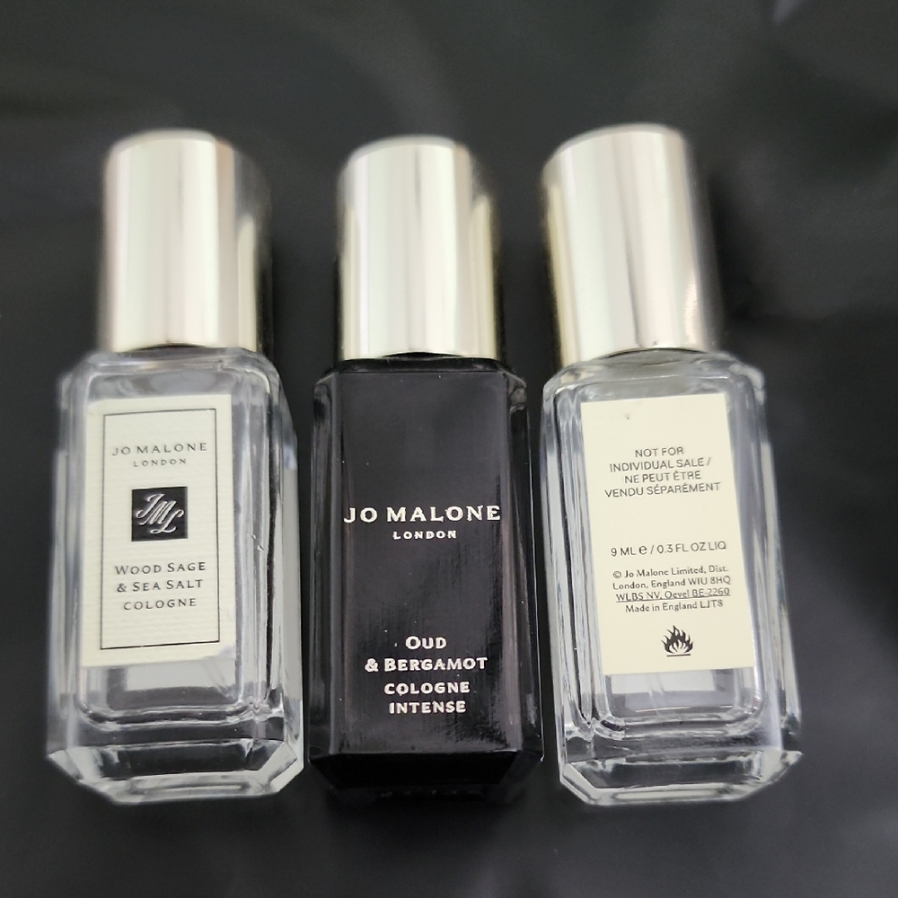 Jo Malone Mini Fragrance Set - Black and Silver Bottles - Picture 1 of 5